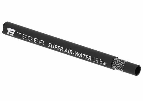 Zdjęcie główne produktu: Wąż do sprężonego powietrza i wody SUPER AIR-WATER - DN12.5 - 16 bar / 1.6 Mpa TEGER (sprzedawane po 50m)