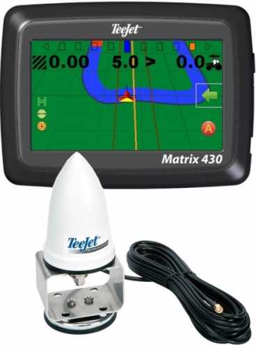 Zdjęcie główne produktu: Nawigacja rolnicza GPS TeeJet MATRIX 430 Antena RXA-30 system nawigacji