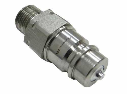 Zdjęcie główne produktu: Szybkozłącze hydrauliczne wtyczka M20x1.5 gwint zewnętrzny EURO (9100822W) (ISO 7241-A) Waryński