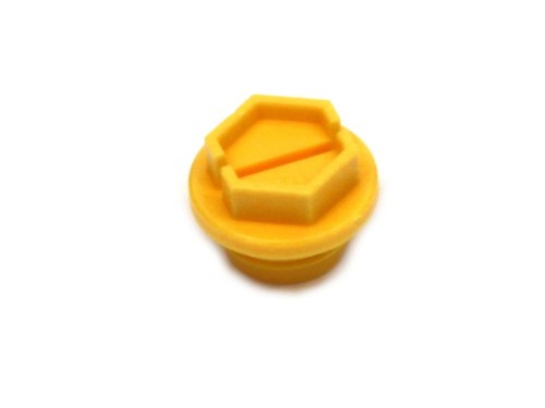 Zdjęcie główne produktu: Zaślepka pokrywa z tworzywa sztucznego (osłona przeciwpyłowa) z gwintem zewnętrznym M16x1.5 żółta