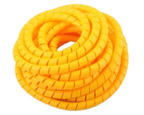 Zdjęcie główne produktu: Osłona spiralna na węże hydrauliczne PCV SGX-25Z (Zakres: 22-30mm) żółta (sprzedawane po 10) 10m