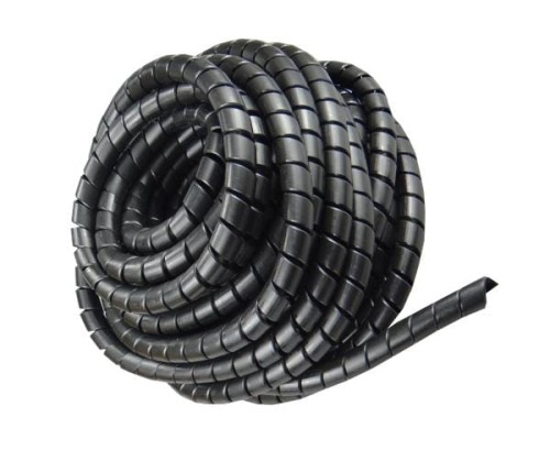 Zdjęcie główne produktu: Osłona spiralna na węże hydrauliczne SGX-75 (Zakres: 65-90mm) czarna 20m