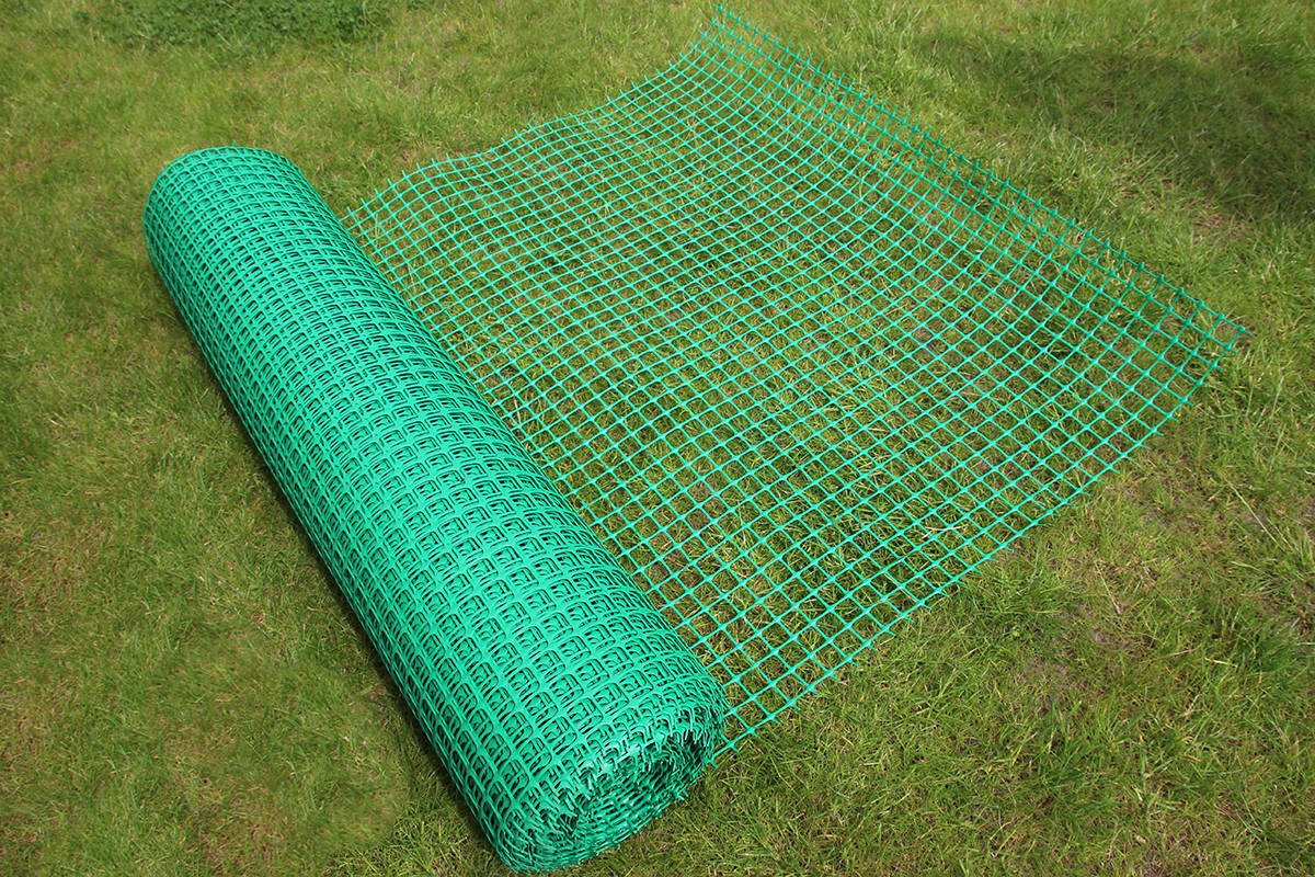 Zdjęcie główne produktu: Siatka rabatowa wzmacniana (kontenerowa, ogrodzeniowa) K5 1,2x25m zielona 