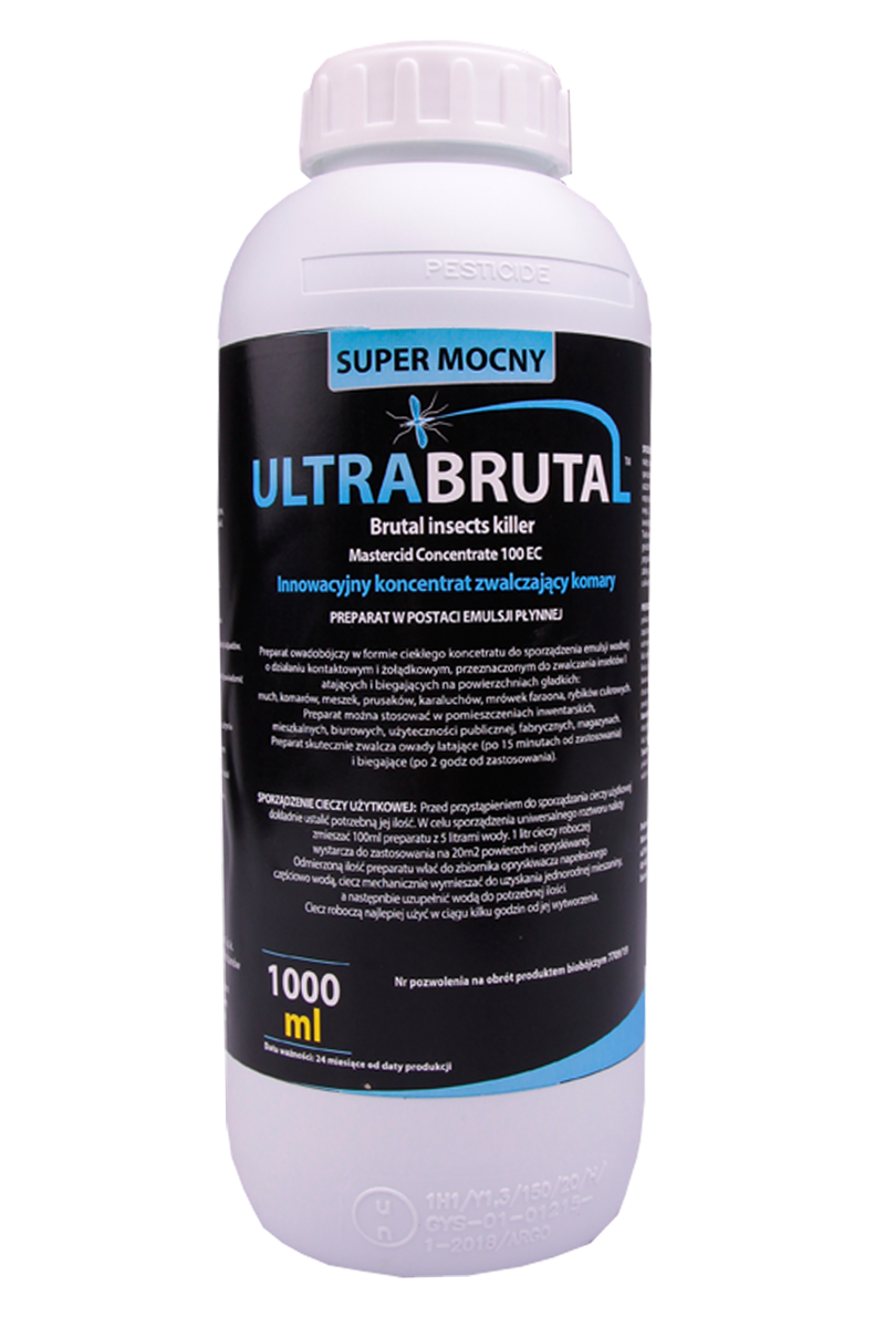 Zdjęcie główne produktu: Innowacyjny preparat na komary Ultra Brutal 1000 ml