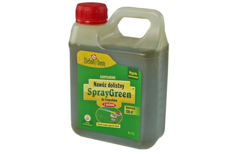 Zdjęcie główne produktu: Nawóz dolistny do trawników z mchem (zapas) Spray Green Zielony Dom 950ml