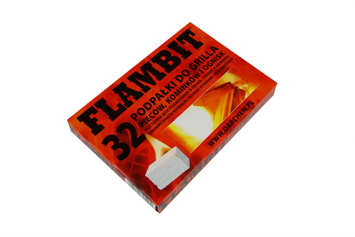 Zdjęcie główne produktu: Podpałka biała Flambit 32 kostki (10 szt.)