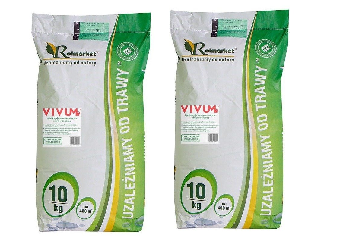 Zdjęcie główne produktu: Trawa gazonowa z mikrokoniczyną Vivum Rolmarket 20 kg