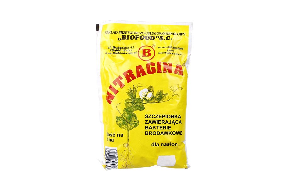 Zdjęcie główne produktu: Nitragina 1 ha Szczepionka zawierająca bakterie brodawkowe dla nasion lucerny 300g