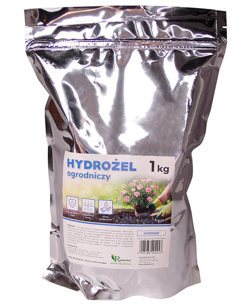 Zdjęcie główne produktu: Hydrożel ogrodniczy do roślin, kwiatów, trawników i ziemi 1kg