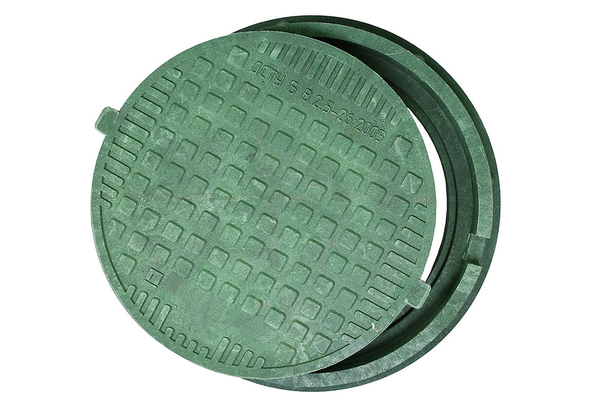 Zdjęcie główne produktu: Okrągły właz do studni z pokrywą, zielony