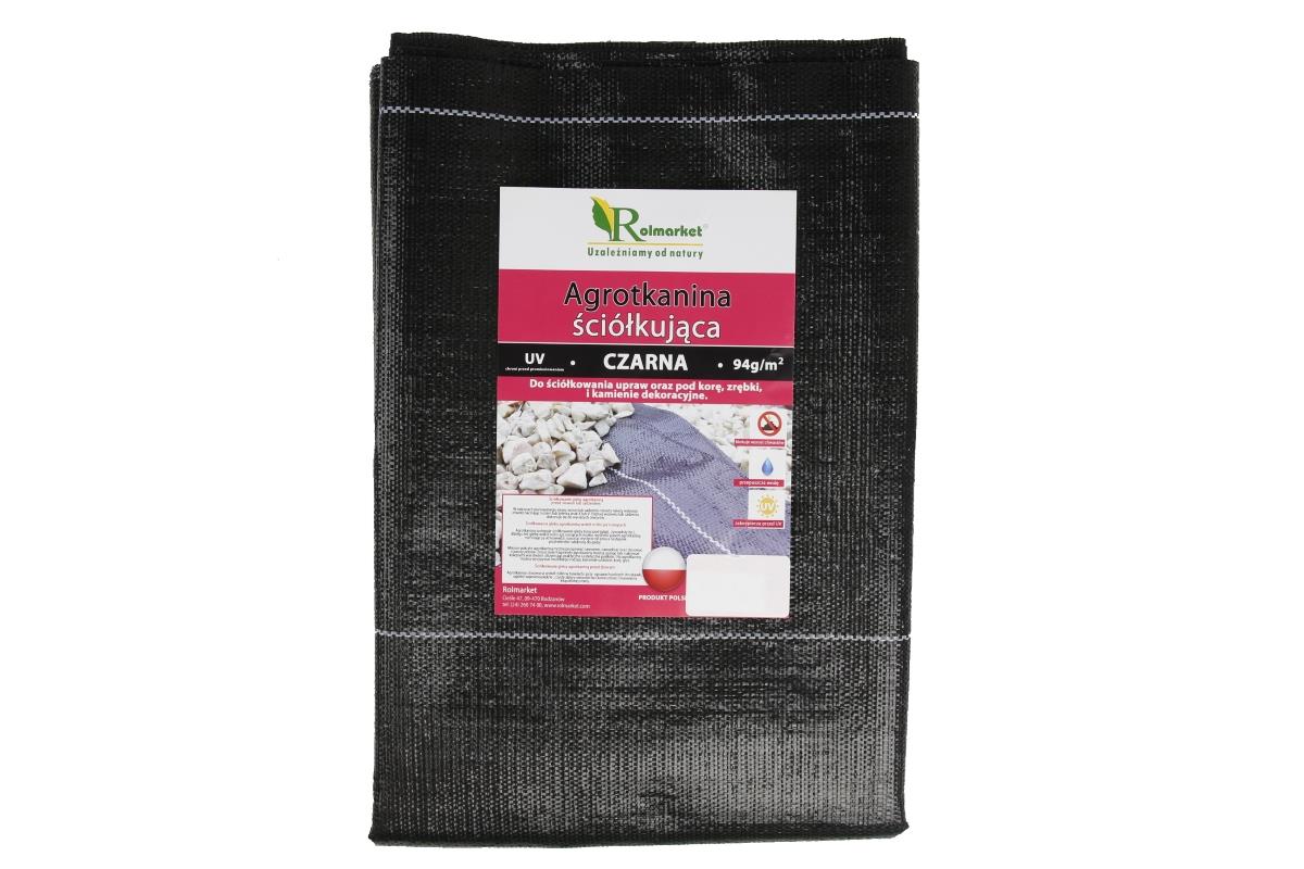 Zdjęcie główne produktu: Agrotkanina czarna 2,1x50m 100g Pakiet Rolmarket