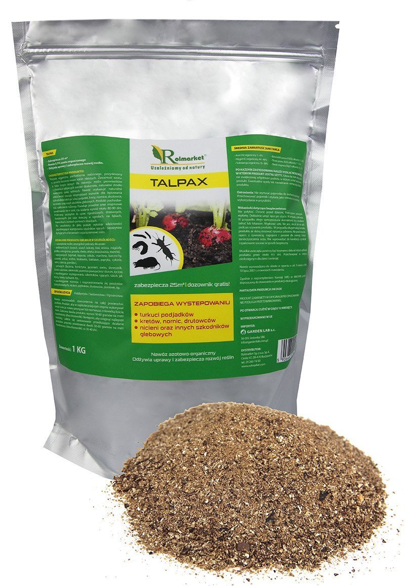 Zdjęcie główne produktu: Skuteczny naturalny środek Talpax na turkucia podjadka, krety i myszy 1kg