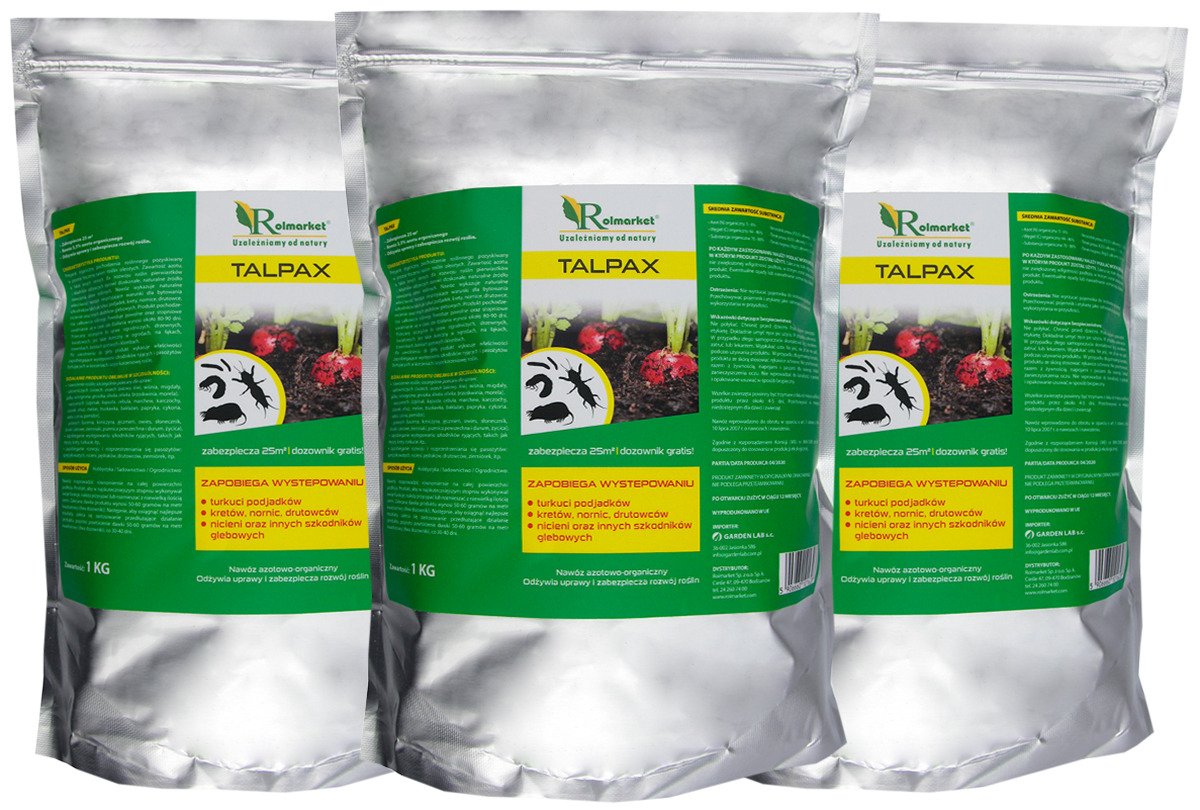 Zdjęcie główne produktu: Skuteczny naturalny środek Talpax na turkucia podjadka, krety i myszy 3 kg
