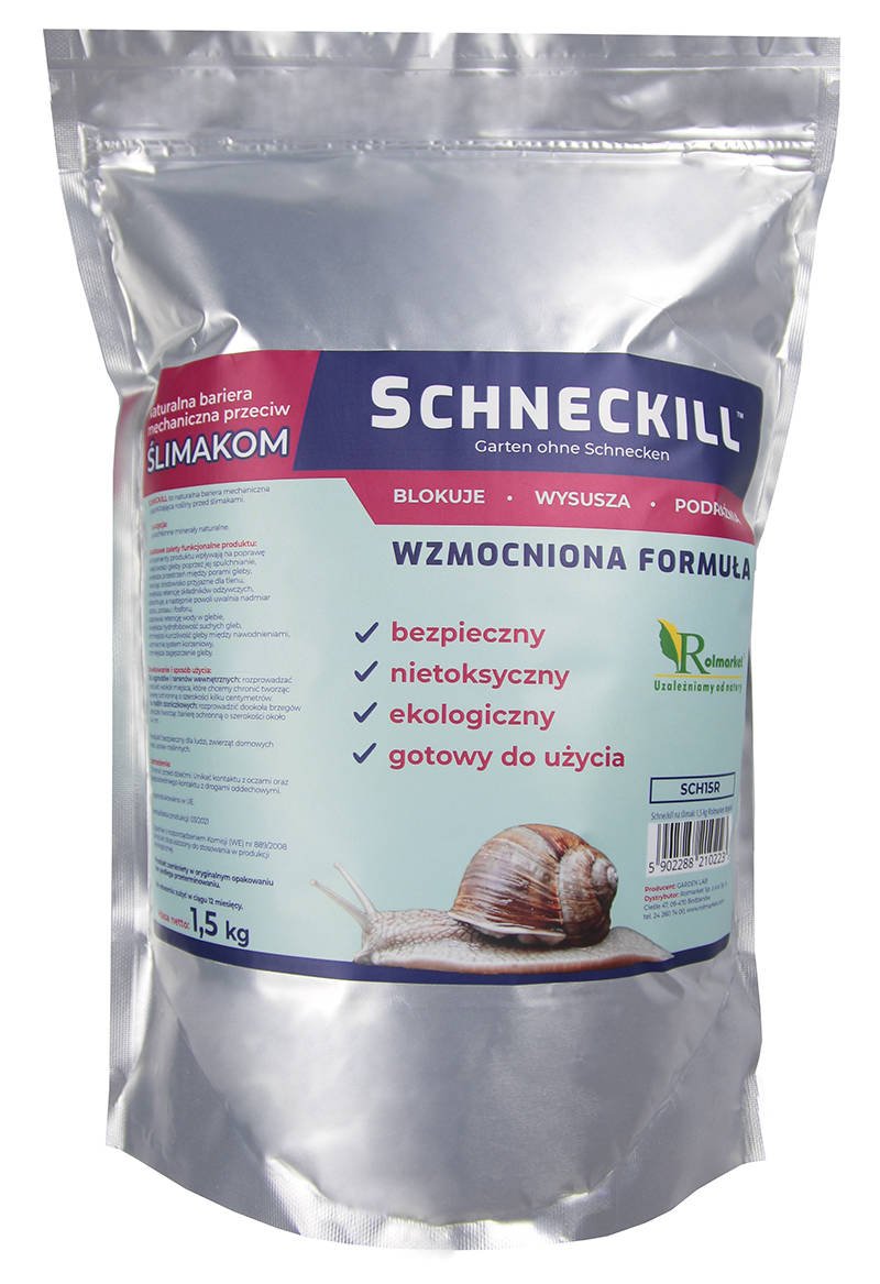 Zdjęcie główne produktu: Naturalny środek, bariera mechaniczna zabezpieczająca rośliny przed ślimakami Schneckill SCH15R 1,5kg