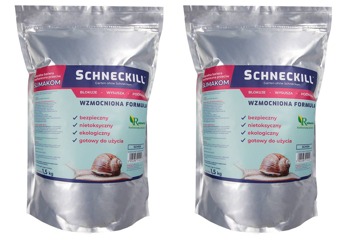 Zdjęcie główne produktu: Naturalny środek, bariera mechaniczna zabezpieczająca rośliny przed ślimakami Schneckill SCH15R 3kg