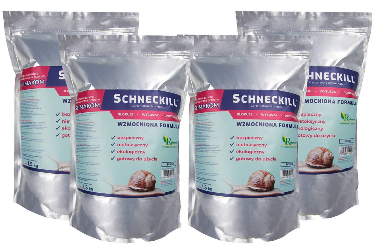 Zdjęcie główne produktu: Naturalny środek, bariera mechaniczna zabezpieczająca rośliny przed ślimakami Schneckill SCH15R 6kg