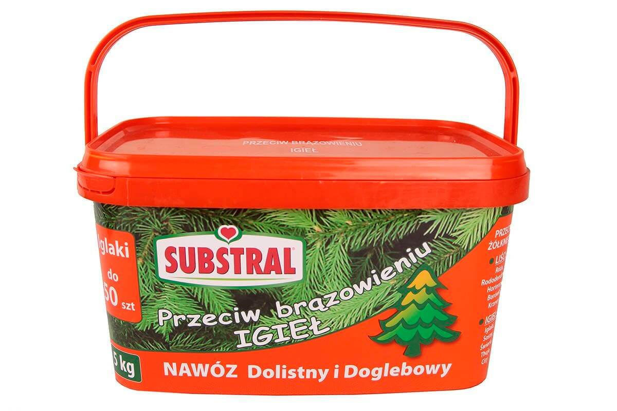 Zdjęcie główne produktu: Substral nawóz przeciw brązowieniu igieł 5kg