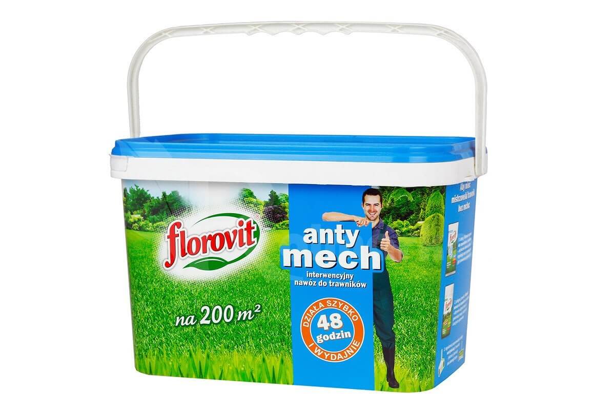 Zdjęcie główne produktu: Interwencyjny nawóz do trawników antymech Florovit 4kg