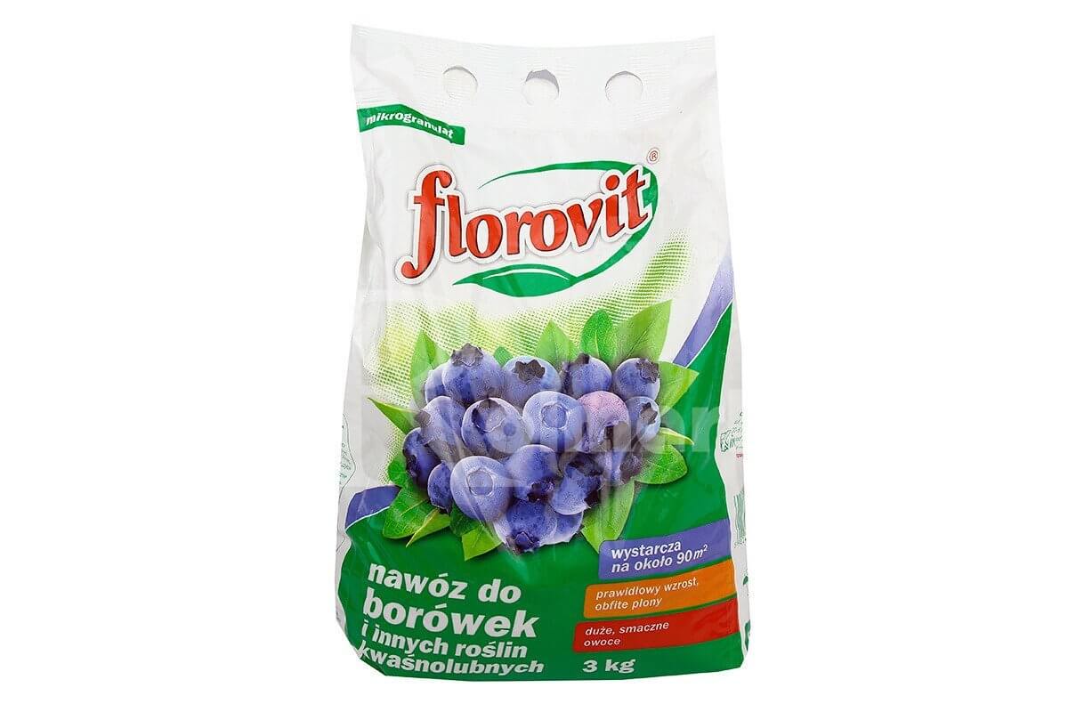 Zdjęcie główne produktu: Nawóz do borówek i innych roślin kwaśnolubnych Florovit 3kg 