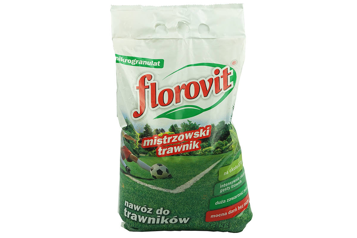 Zdjęcie główne produktu: Nawóz do trawników z żelazem Florovit 5kg 