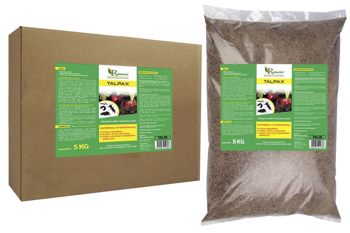 Zdjęcie główne produktu: Skuteczny naturalny środek Talpax na turkucia podjadka, krety i myszy 10kg + GRATIS