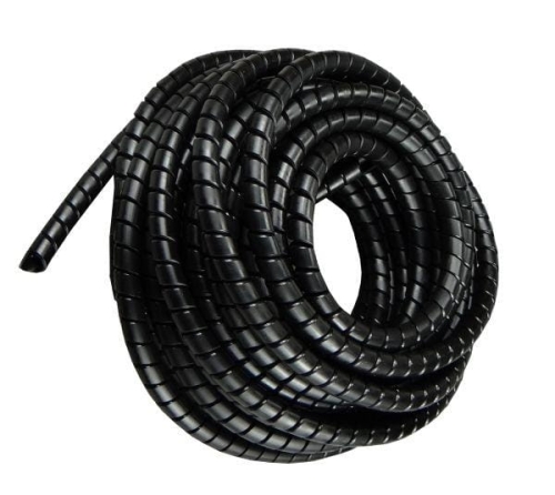 Zdjęcie główne produktu: Osłona spiralna na węże hydrauliczne SGX-20 (Zakres: 16-26mm) czarna (sprzedawane po 20) 20m