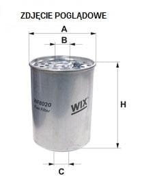 Zdjęcie główne produktu: Filtr Paliwa WF8020 Wix