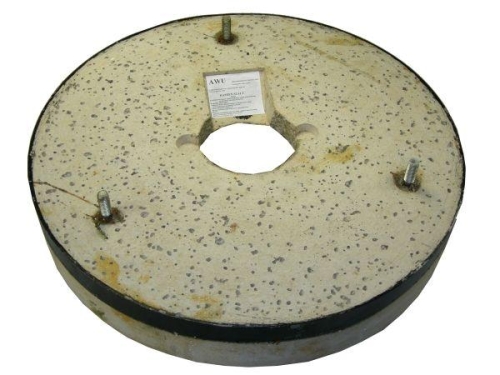 Zdjęcie główne produktu: Kamień stały H123/2 fi 50 z masy kwarcytowo-korundowej Śrutownik