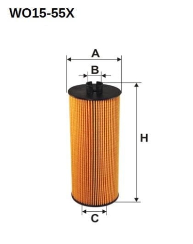 Zdjęcie główne produktu: Wkład filtra oleju WO15-55X Sędziszów
