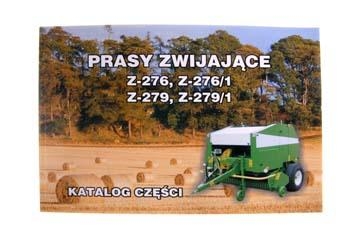 Zdjęcie główne produktu: Katalog prasa zwijka Z-276 Z-276/1 Z-279 Z-279/1