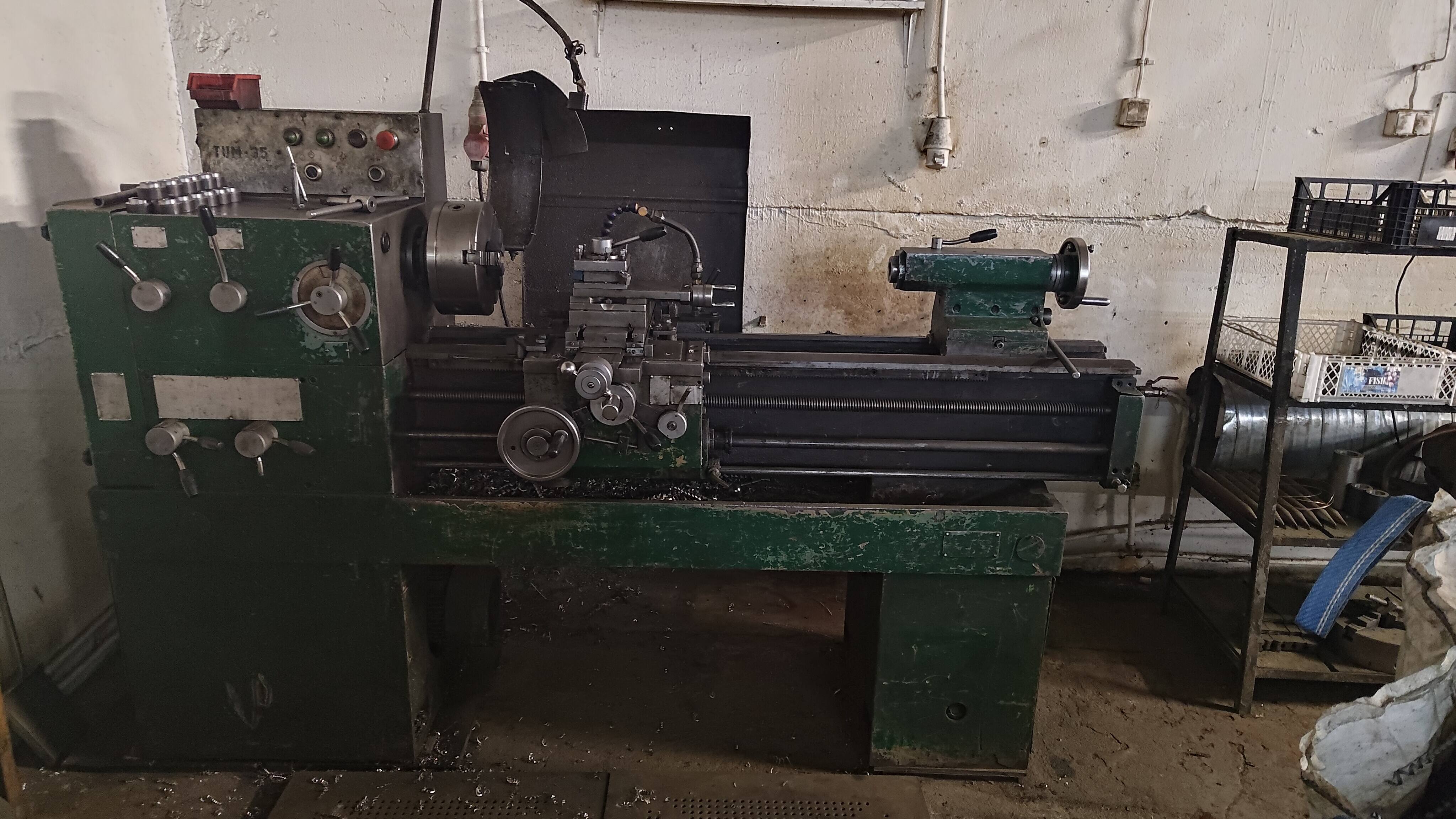 Zdjęcie główne ogłoszenia: Tokarka uniwersalna TUM 35 – polska produkcja – 9 900 zł (do negocjacji)